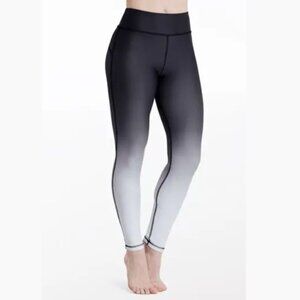 BALERA Ombré Gradient Leggings Charcoal Gray White Dancewear Solutions Fitness
